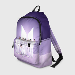 Рюкзак BTS Purple, цвет: 3D-принт