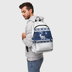 Рюкзак Северный Олень звезда, цвет: 3D-принт — фото 2