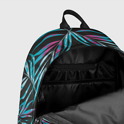 Рюкзак Листья Пальм Неон, цвет: 3D-принт — фото 2