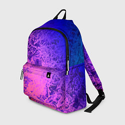Рюкзак Абстрактный пурпурно-синий, цвет: 3D-принт