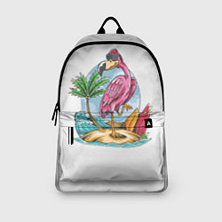 Рюкзак Фламинго На Острове, цвет: 3D-принт — фото 2