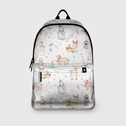 Рюкзак Паттерн с оленями и медведями, цвет: 3D-принт — фото 2