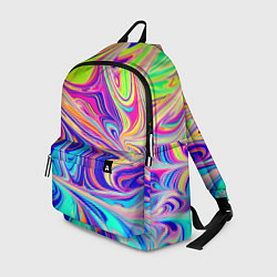 Рюкзак Аномально яркие цветные разводы, цвет: 3D-принт