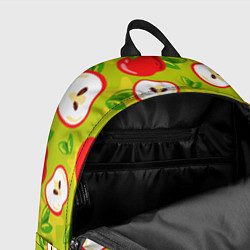 Рюкзак Яблочки паттерн, цвет: 3D-принт — фото 2