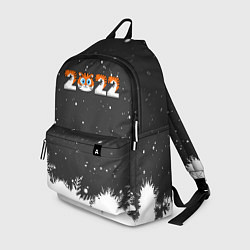 Рюкзак Новый год 2022 - надпись 2022, цвет: 3D-принт