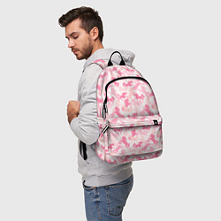 Рюкзак Розовые Единороги, цвет: 3D-принт — фото 2