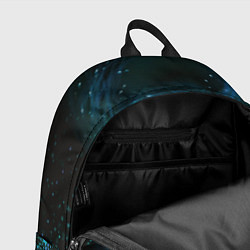 Рюкзак Водяной голубой Тигр, цвет: 3D-принт — фото 2