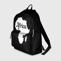 Рюкзак Африка на чёрном, цвет: 3D-принт