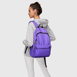 Рюкзак Красивый фиолетовый светлый градиент, цвет: 3D-принт — фото 2