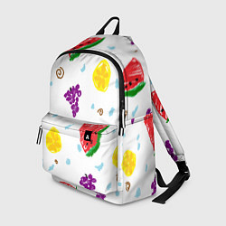 Рюкзак Пиксельные фрукты, цвет: 3D-принт