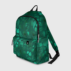 Рюкзак Яркие зеленые листья, цвет: 3D-принт