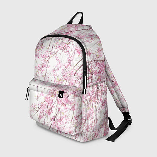 Рюкзак Розовое цветение / 3D-принт – фото 1