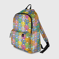Рюкзак FamousNiki патерн, цвет: 3D-принт