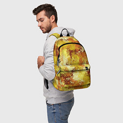Рюкзак Спортивный камуфляж Пикси - Лимон, цвет: 3D-принт — фото 2