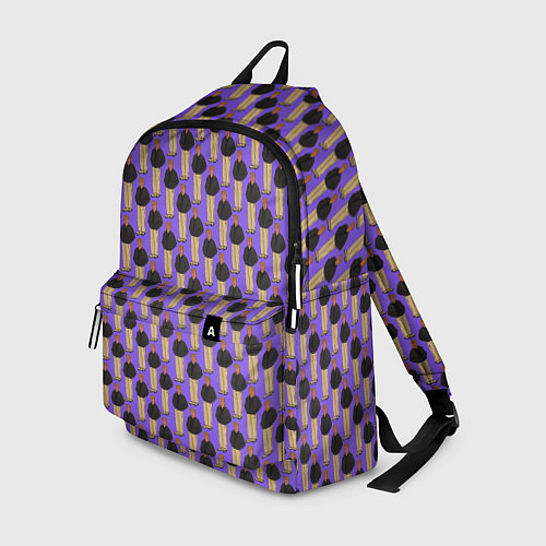 Рюкзак Свидетель из Фрязино фиолетовый / 3D-принт – фото 1