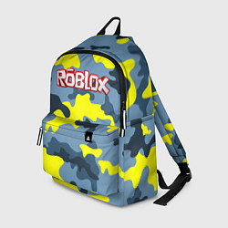 Рюкзак Roblox Камуфляж Жёлто-Голубой, цвет: 3D-принт