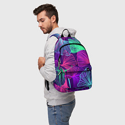 Рюкзак Neon color pattern Fashion 2023, цвет: 3D-принт — фото 2