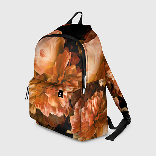 Рюкзак Цветы Пионы / 3D-принт – фото 1