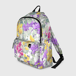 Рюкзак Цветы Красочный Луговой Узор, цвет: 3D-принт