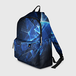 Рюкзак Abstract geometric Прозрачные синие голографически, цвет: 3D-принт