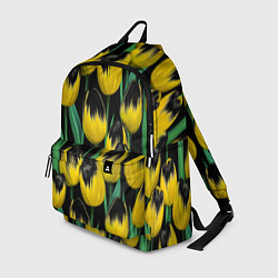 Рюкзак Цветы Желтые Тюльпаны, цвет: 3D-принт