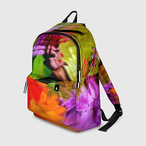 Рюкзак Разноцветная абстрактная композиция Лето Multi-col / 3D-принт – фото 1