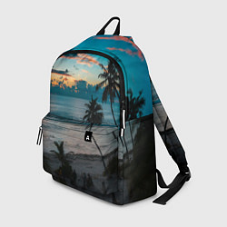 Рюкзак Вечерний остров, цвет: 3D-принт