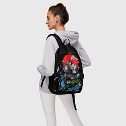 Рюкзак Шинобу Кочо Гию Томиока КЛИНОК РАССЕКАЮЩИЙ ДЕМОНОВ, цвет: 3D-принт — фото 2