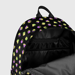 Рюкзак Объемные цветные геометрические фигуры, цвет: 3D-принт — фото 2