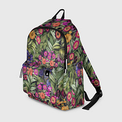 Рюкзак Цветы Фиолетовые Рудбеки, цвет: 3D-принт