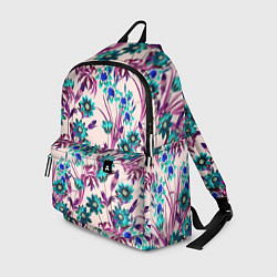 Рюкзак Цветы Летние Фиолетовые Рудбеки, цвет: 3D-принт
