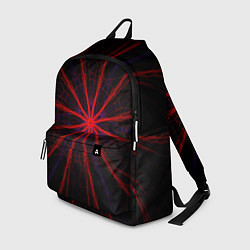 Рюкзак Красный эфир 3D - абстракция