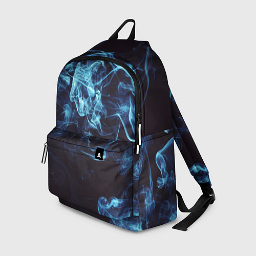 Рюкзак Неоновые пары дыма - Синий / 3D-принт – фото 1