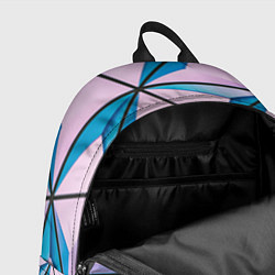 Рюкзак 3D иллюзия-треугольники, цвет: 3D-принт — фото 2