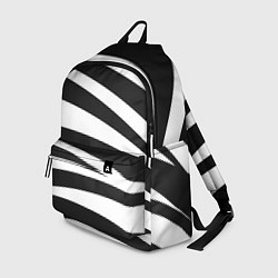Рюкзак Зебра чёрные и белые полосы, цвет: 3D-принт