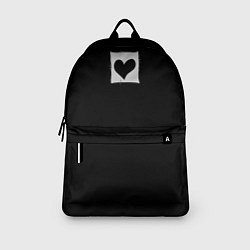 Рюкзак Пустое сердце - заплатка, цвет: 3D-принт — фото 2