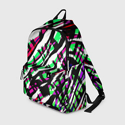 Рюкзак Разноцветная Зебра, цвет: 3D-принт
