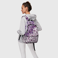 Рюкзак Фиолетовые мандалы, цвет: 3D-принт — фото 2