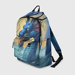 Рюкзак Японский Дракон В Воде, цвет: 3D-принт