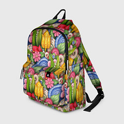 Рюкзак Тюльпаны объемные листья и цветы, цвет: 3D-принт