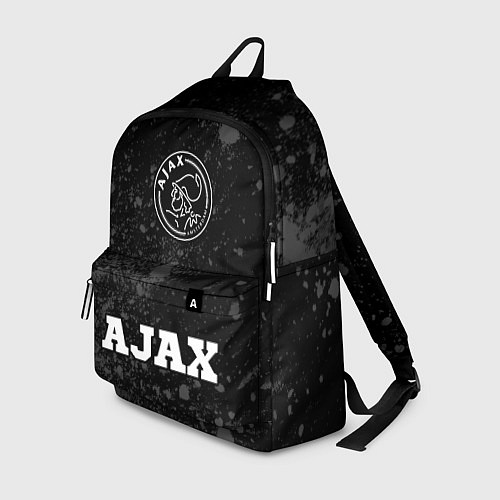 Рюкзак Ajax sport на темном фоне: символ, надпись / 3D-принт – фото 1