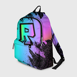 Рюкзак Roblox neon logo, цвет: 3D-принт