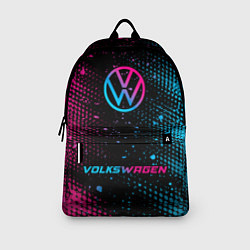 Рюкзак Volkswagen - neon gradient: символ, надпись, цвет: 3D-принт — фото 2