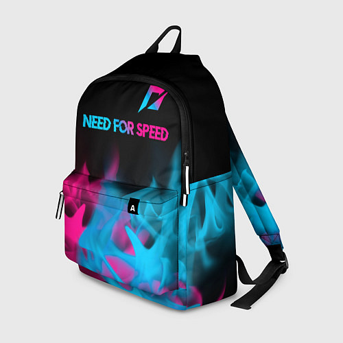 Рюкзак Need for Speed - neon gradient: символ сверху / 3D-принт – фото 1