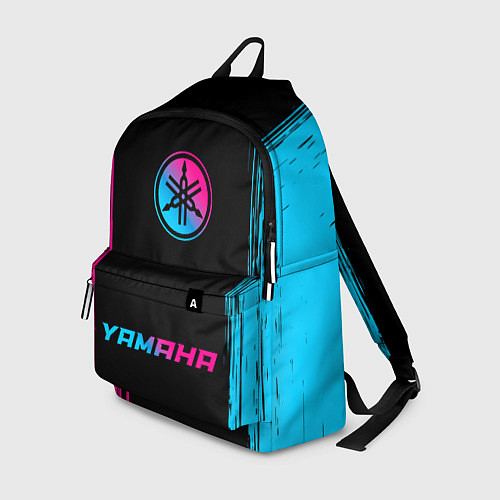 Рюкзак Yamaha - neon gradient: символ, надпись / 3D-принт – фото 1