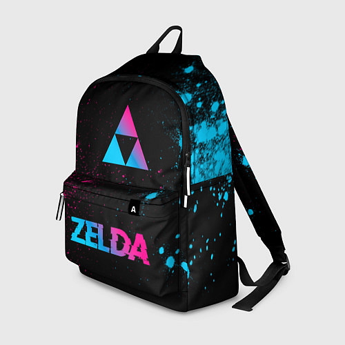 Рюкзак Zelda - neon gradient: символ, надпись / 3D-принт – фото 1