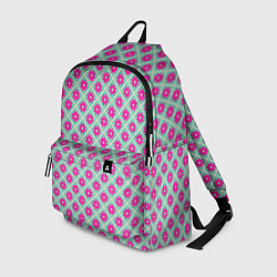 Рюкзак Фиолетовые цветочки паттерн, цвет: 3D-принт