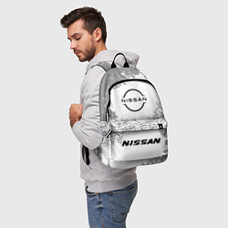 Рюкзак Nissan speed шины на светлом: символ, надпись, цвет: 3D-принт — фото 2