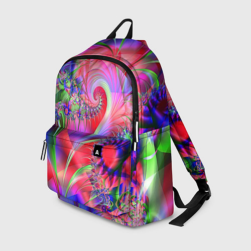 Рюкзак Фракталы нежных оттенков / 3D-принт – фото 1