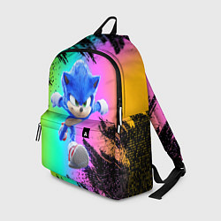 Рюкзак Sonic neon, цвет: 3D-принт